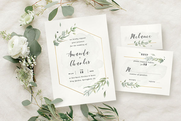  Amazing Floral Wedding Invitation Designs