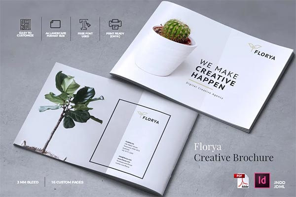 Creative Corporate Garden Brochure Design