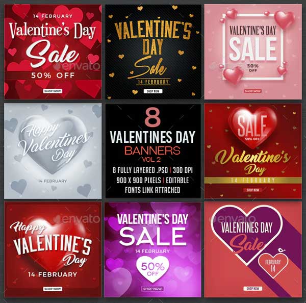 Download Valentines Day Banners
