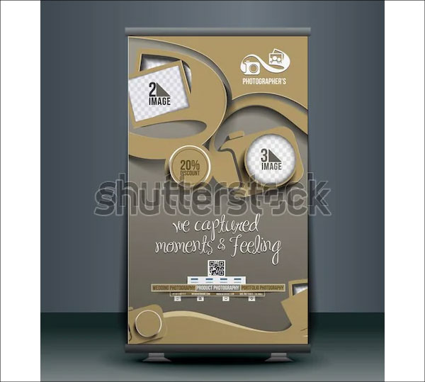 Photography Studio Roll Up Banner Design
