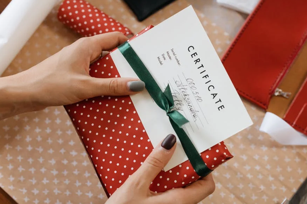 Printable gift certificate templates