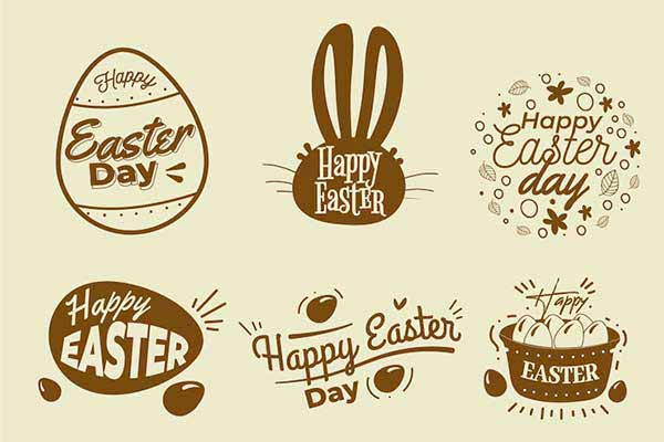 Easter Day Badges