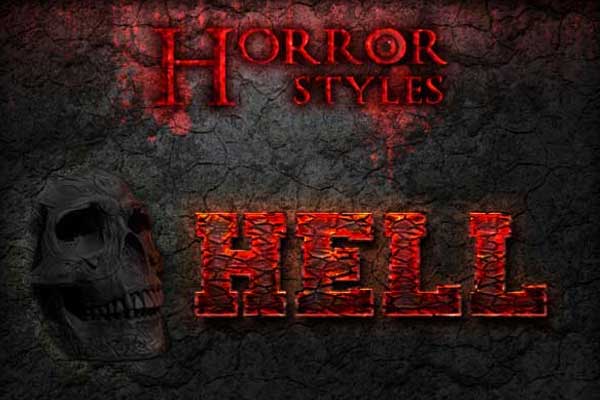 Horror Photoshop Styles