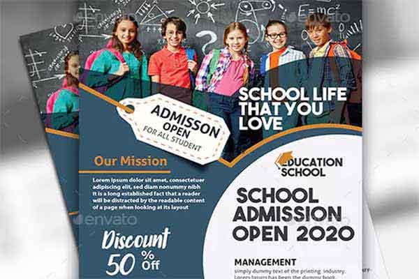 School Study Flyer Templates