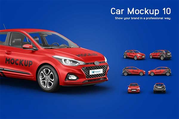 Vehicle Wrap Mockups