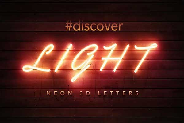 Neon Photoshop Styles