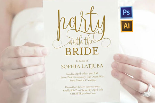 Bachelorette Party Invitation Templates