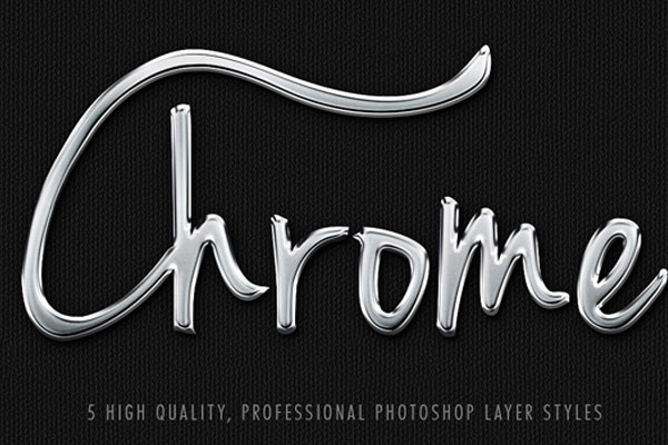 Classic Metal Layer Photoshop Styles