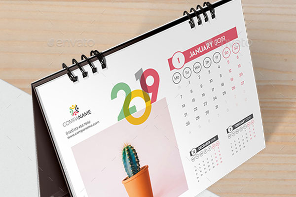 33+ Desk Calendar Templates | Free & PSD Downloads