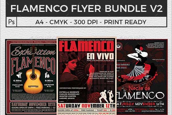 Flamenco Flyer Templates