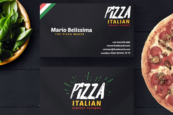 Food Business Card Templates