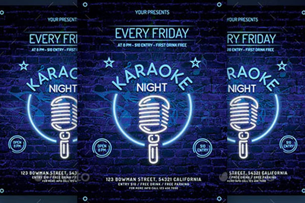 Free Karaoke Flyer Templates