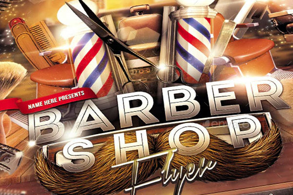 Men's Salon Flyer Templates