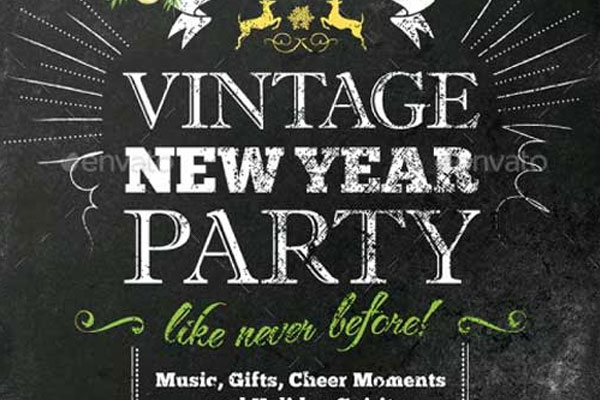 Vintage Party Banner Templates