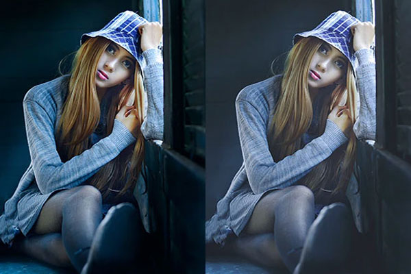 Matte Photoshop Action Templates