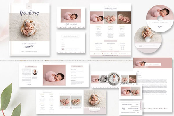 Newborn Photographer Business Cards