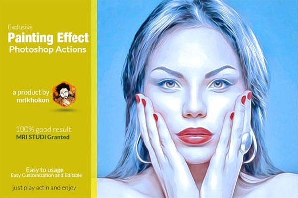 Poster Painting Photoshop Actions