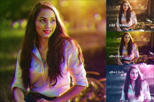 Double Light Photoshop Actions