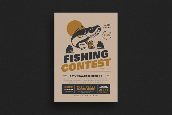 Fishing Tournaments Flyer Templates