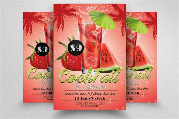 Cocktail Party Flyer Templates