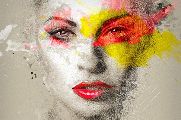 Hand Drawing Photoshop Actions