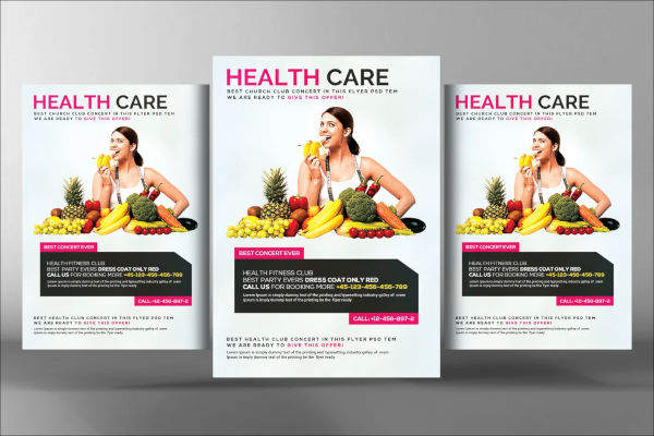 Healthy Food Flyer Templates