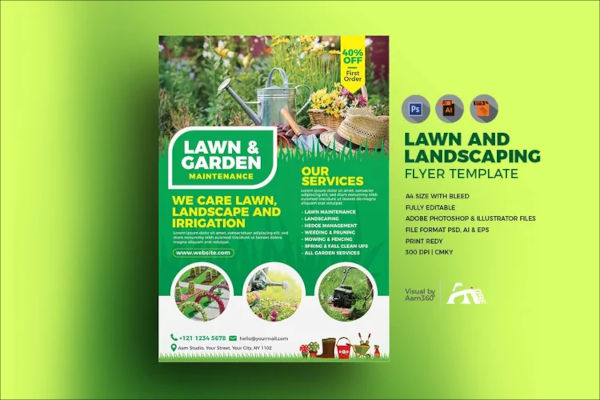 Lawn Service Flyer Templates