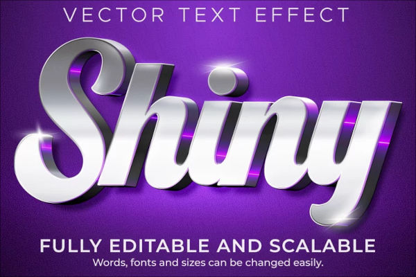 Shiny Photoshop Text Effects