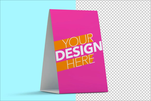 Table Tent Mockups