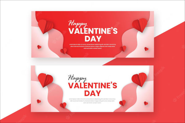 Valentines Day Facebook Banner Templates