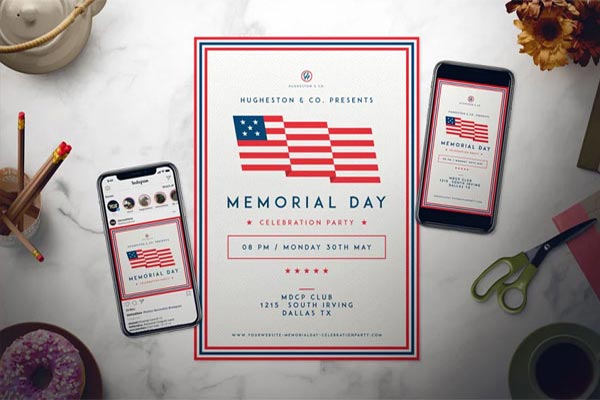Labor Day Party Event Flyer Templates