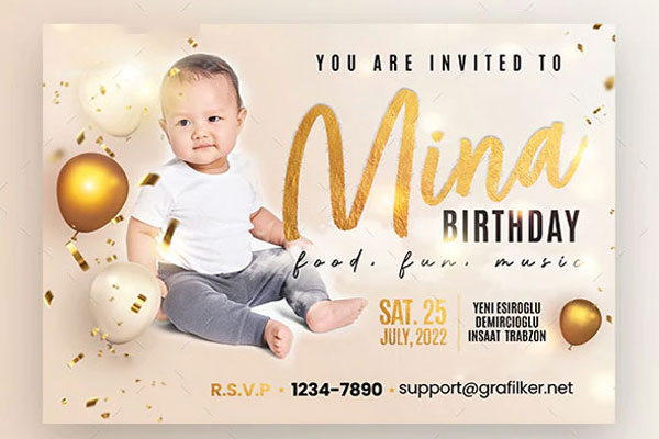 Baby Event Flyer Templates
