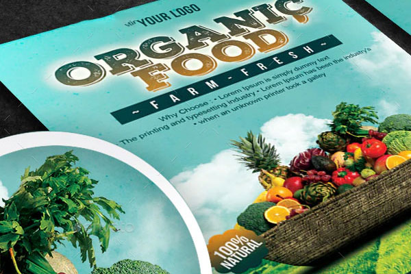 Organic Food Flyer Templates