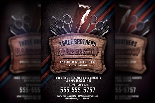 Barbershop Flyer Templates