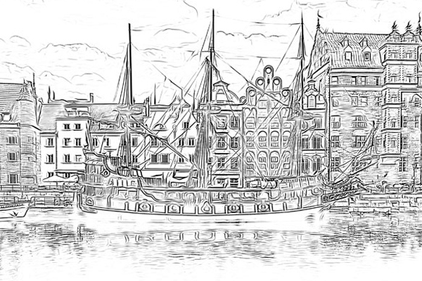 Outline Photoshop Actions