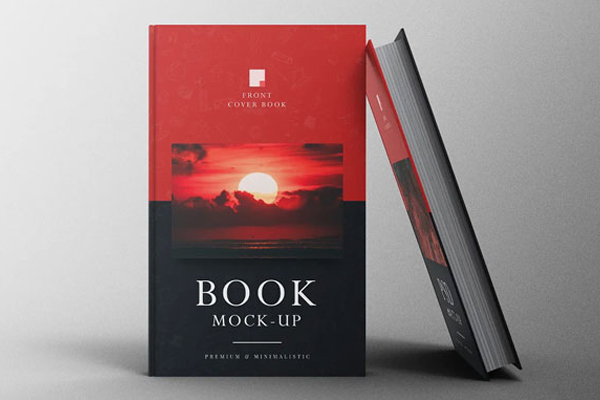 Free Book Cover PSD Mockups