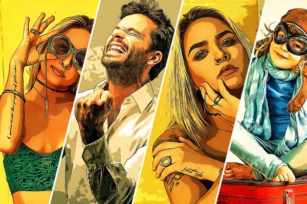 Soft Cartoon Photoshop Actions