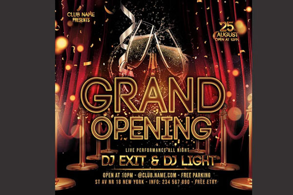 Grand Opening Event Banners