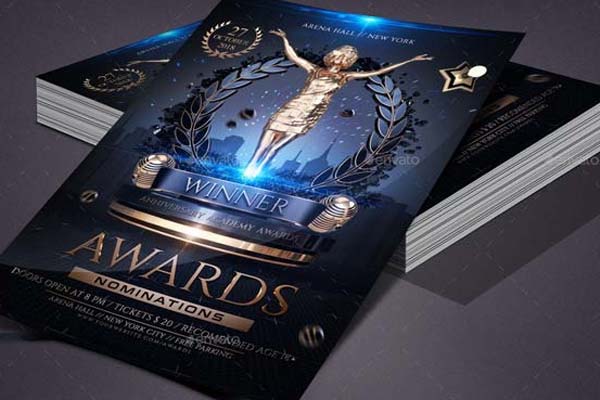 Editable Award Flyer Templates