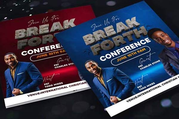 Editable Conference Flyer Templates
