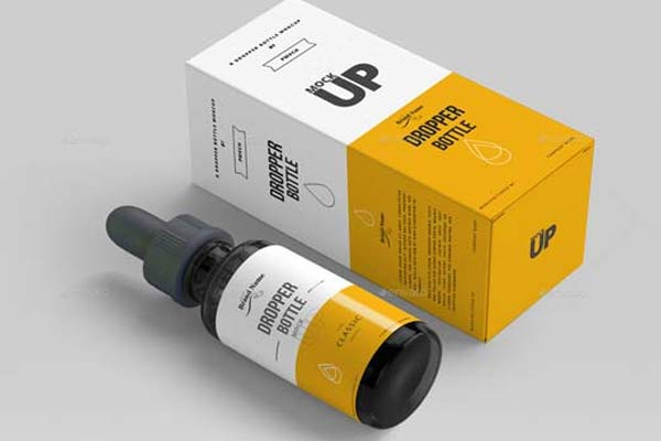 Editable Dropper Bottle Mockups