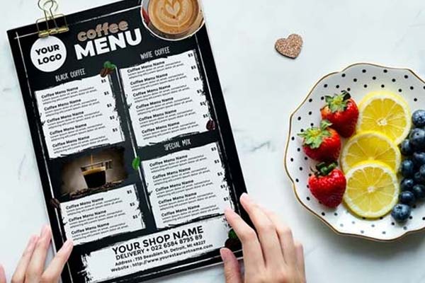Printable Coffee Menu Templates