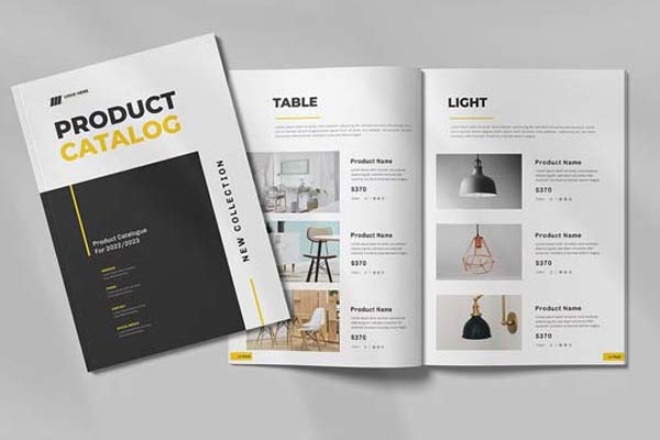 Printable Furniture Catalog Templates