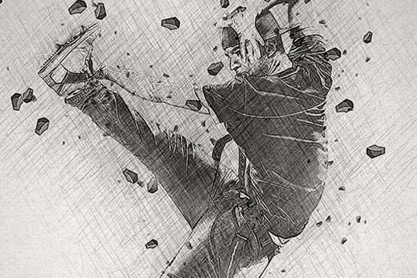 Sample Lines Photoshop Actions