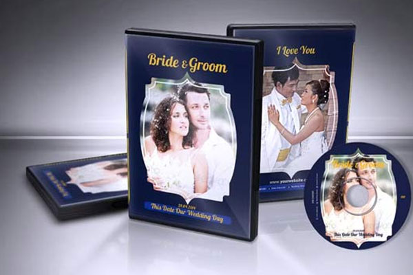 Classy Wedding DVD Cover Templates
