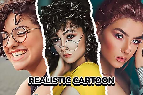 Realistic Cartoon Photoshop Actions