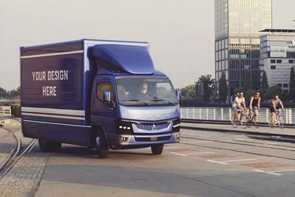 Realistic Truck Mockups