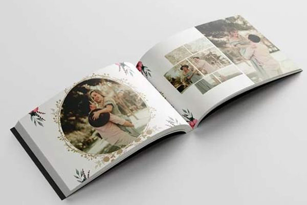 Realistic Wedding Album Templates