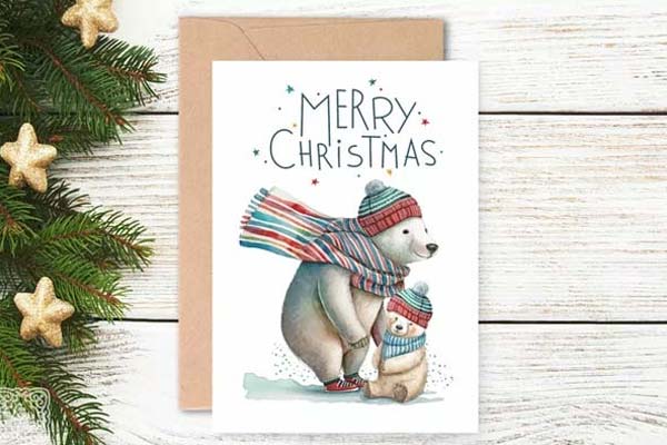 Sample Christmas Card Templates