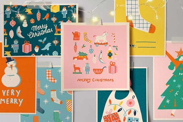 Sample Christmas Greeting Card Templates